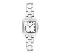 GANT Seneca G193001 - Orologio da donna Seneca, in acciaio inox, colore argento, quadrante bianco, numeri romani, movimento al quarzo giapponese, vetro minerale 3 ATM