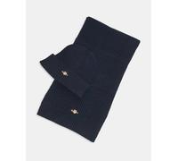 GANT - Set regalo in maglia a trecce blu con berretto e sciarpa One Size