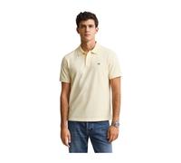 Gant - Shield Pique Polo Shirt - - Tops - Uomo - Beige - XL