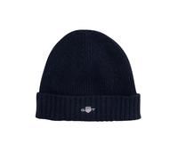 GANT Shield Wool Beanie Berretto, Blu Marino, Taglia Unica Unisex-Adulto