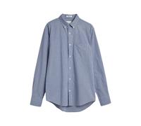 Gant, ,Shirts ,Uomo ,Blu ,L Camicia Regular Poplin Micro Gingham