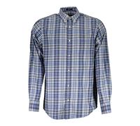 Gant, ,Shirts ,Uomo ,Blu ,S Camicia Blu in Cotone