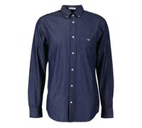 Gant, ,Shirts ,Uomo ,Blu ,S Camicia Indigo Button-Down