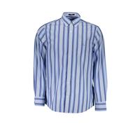Gant, ,Shirts ,Uomo ,Blu ,S Elegante camicia a maniche corte blu chiaro