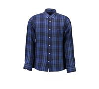 Gant, ,Shirts ,Uomo ,Blu ,S Elegante Camicia Blu con Bottoni