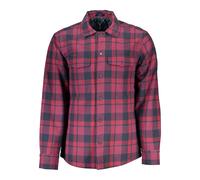 Gant, ,Shirts ,Uomo ,Viola ,S Camicia Viola a Maniche Lunghe con Collo All'Italiana