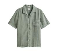 Gant - Short Sleeve Linen Shirt - - Shirts - Uomo - Grigio - L
