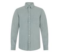 Gant - Short Sleeve Linen Shirt - - Shirts - Uomo - Verde - M