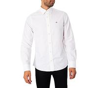 GANT SLIM OXFORD SHIRT, Camicia elegante Uomo, Bianco ( WHITE ), L