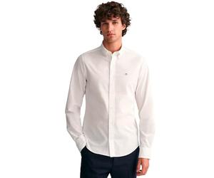 GANT SLIM POPLIN SHIRT, Camicia elegante Uomo, Bianco ( WHITE ), L
