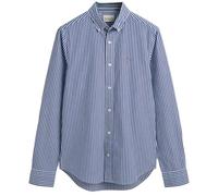 GANT SLIM POPLIN STRIPE SHIRT, Camicia elegante Uomo, Blu ( COLLEGE BLUE ), M