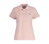 GANT Slim Sheild cap Sleeve Pique Polo, Faded Rosa, L Donna
