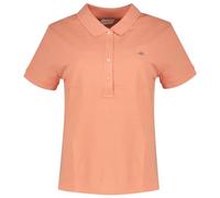 GANT Slim Sheild cap Sleeve Pique Polo, Rosa Pesca, S Donna