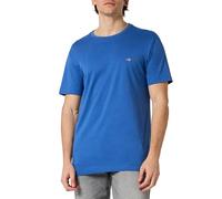 GANT Slim Shield SS Maglietta a Maniche Corte con Visiera, Blu Intenso, XL Uomo