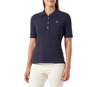 GANT SLIM SHIELD SS PIQUE POLO, Polo Donna, Blu ( EVENING BLUE ), L