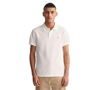 GANT SLIM SHIELD SS PIQUE POLO, Polo Uomo, Bianco ( WHITE ), 3XL