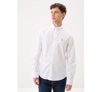GANT - Slim Stretch Oxford Shirt M Bianco - Abbigliamento XXL Bianco