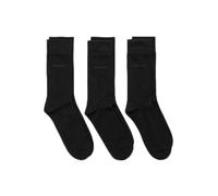 GANT SOFT COTTON SOCKS 3-PACK, Calzini Uomo, Black, Standard