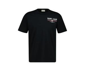 GANT Stampato Graphic SS - Maglietta, Nero, M