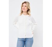 GANT - STRETCH COTTON CABLE CARDIGAN Bianco - Abbigliamento XL Bianco