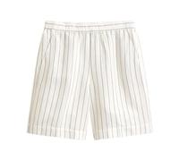 Gant - Striped Linen-Blend Shorts - - Shorts - Donna - Beige - M