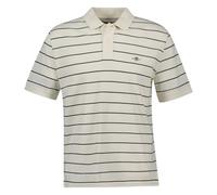 GANT Striped SS Polo, Crema, XL Uomo