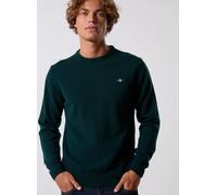 GANT Maglione da Uomo Superfine Lambswool con Scollo a C, Tartan Verde, XXL