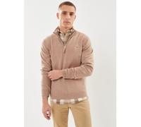 Gant Superfine Lambswool Mezza Zip, Sabbia Scuro mélange, XXL