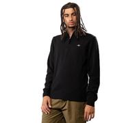 GANT Superfine Lambswool Half Zip Pullover, Nero, L Uomo