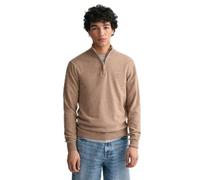 GANT - Superfine Lambswool Half Zip new Beige - Abbigliamento XXL Beige