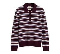 Gant - Superfine Lambswool Striped Rugger - - Tops - Uomo - Viola - S