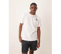 GANT - T-shirt bianca regular fit con logo piccolo-Bianco 58
