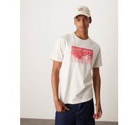 Gant - T-shirt color crema con grafica-Bianco 46