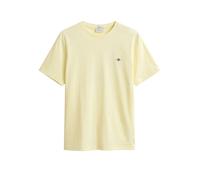 Gant 2003184 Regular Fit Short Sleeve T-shirt Beige,Giallo L Uomo