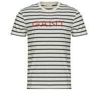 Gant T-shirt GRAPHIC STRIPED SS T-SHIRT in Multicolore EU S