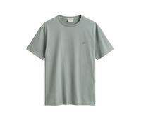 GANT - Reg Shield Ss T-Shirt Grigio - Abbigliamento M Grigio