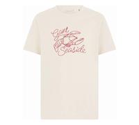 Gant - T-shirt in cotone con ricamo - - Tops - Uomo - Beige - M