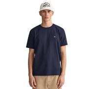 GANT T-Shirt Uomo Manica Corta Maglietta Casual Solido Girocollo Cotone Classico