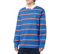 GANT Thin Stripe Heavy Rugger, Rich Blue, XX-Large