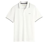 GANT Tipping SS Pique Rugger, Bianco, XL Uomo