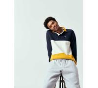 Gant - Top pesante stile rugby blu navy a righe 50