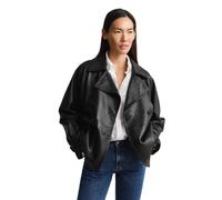 Gant - Trench corto in morbidissima pelle di agnello - - Jackets - Donna - Nero - L