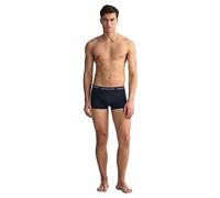 GANT Trunk 3-Pack Boxer a Pantaloncino, Marine, M Uomo