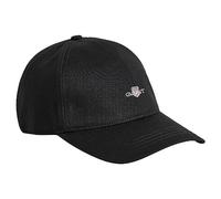 GANT Unisex Cotton Twill cap Black Standard, Nero, Taglia Unica