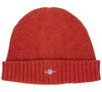 GANT Unisex Shield Wool Beanie, Rust Moderno, Taglia Unica