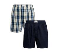 GANT Uomo Boxer in Confezione da 2 Pezzi, Marine, M