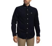 GANT Uomo Camicia in velluto a coste normale, Blu