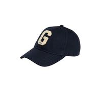 GANT Uomo Cappellino da Baseball in Twill di Cotone con Stemma, Evening Blue, One Size