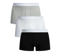 GANT Core Trunk 3-Pack Intimo, Nero/Bianco, Taglia Unica (Pacco da 3) Uomo