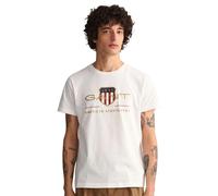 GANT Uomo Cotone T-Shirt Manica Corta Casual Tee Girocollo Maglia UK S-3XL
